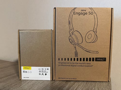 Kontorshörlurar av KVALITÉ - Jabra Engage 50 HSC080, Jabra Engage Link ENC080