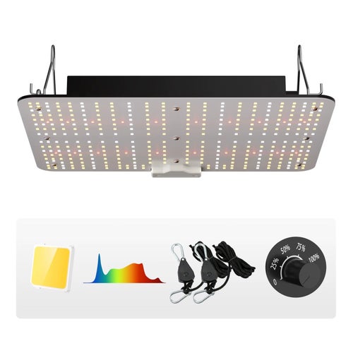 LED Växtlampa Fullspektrum 150W Dimbart Odlingsljus för Inomhusodling