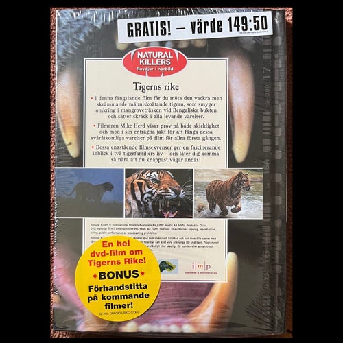 Tigerns Rike bok & DVD Ny. Inplastad.