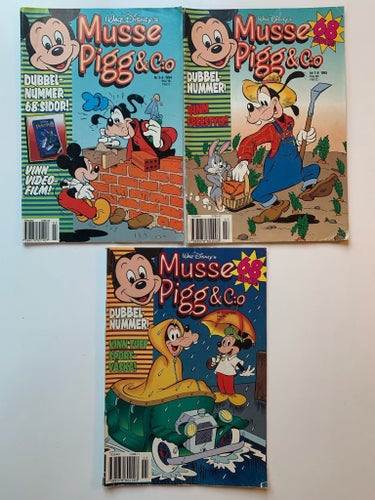 7 X Musse Pigg & Co 1994-2014