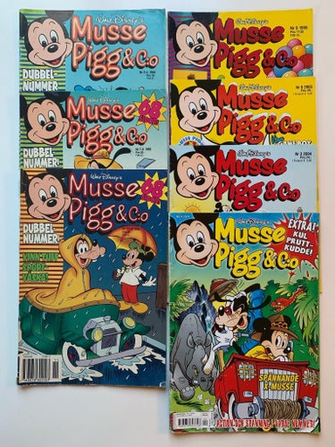 7 X Musse Pigg & Co 1994-2014