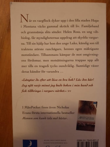 I Vargars Närhet - Nicholas Evans - MånPocket