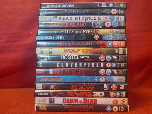 LAGERRENSNING - HOSTEL 1 & 2 / SHUTTER ISLAND mfl PAKET [OLIKA SKICK] DVD