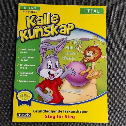 Kalle Kunskap Ettan - Uttal: Skoj i skogen
