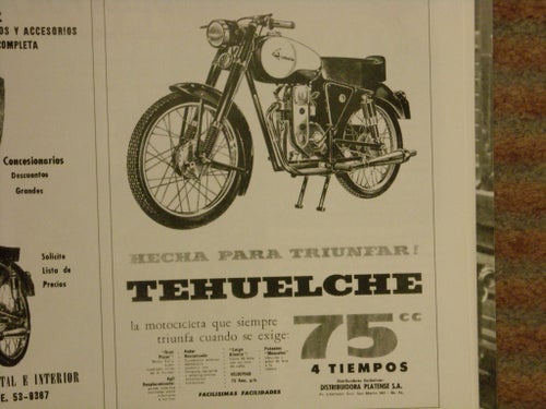 mc veteran " Tehuelche RF 75 en historik "