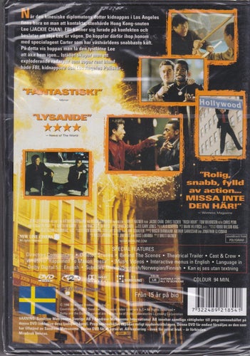 DVD / Rush Hour / Jackie Chan, Chris Tucker, Tom Wilkinson / Ny & Inplastad