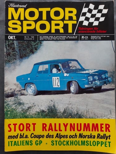 Illustrerad Motorsport nr 10 1968