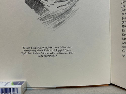 Fågelliv av Bengt Henryson, Göran Dalhov. Bok. Very Fine plus