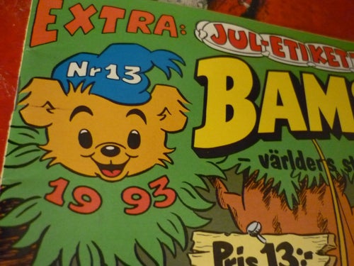 TIDNING, BAMSE, NR 13 - 1993