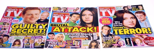 What's On TV-British magazine bundle-3 Magazines-2009-NEW-Weight 492g-FREE POST