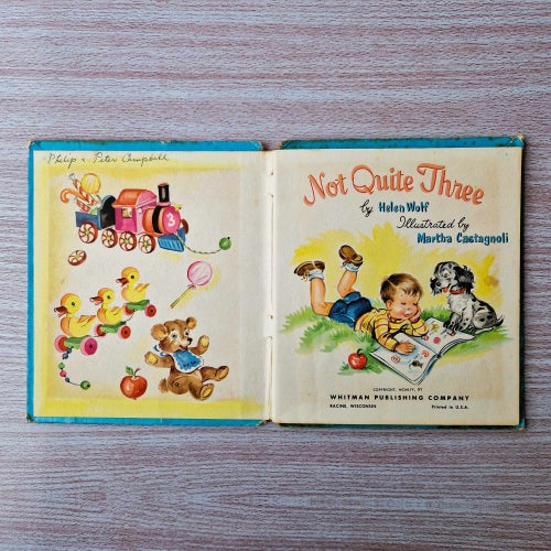 Vintage Children Books Lot 1948 1956 Tell A Tales Rand McNally