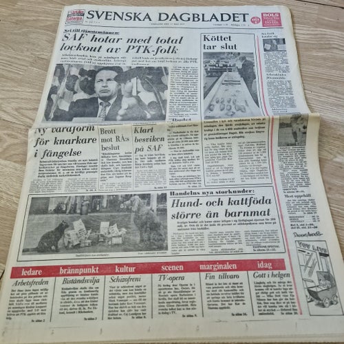 Svenska Dagbladet Tidning från 1977