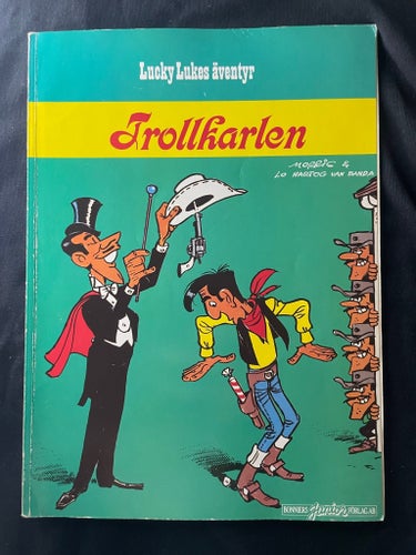 Lucky Lukes äventyr: Trollkarlen av Morris & Lo Hartog Van Banda, 1984 1:a uppla