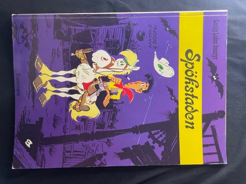 Lucky luke Spökstaden av Morris & Goscinny, 1975 1:a upplaga