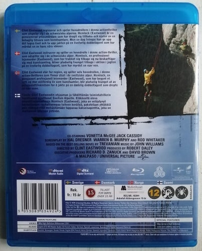 "The Eiger Sanction" // Blu-ray // Region 'B' // Clint Eastwood