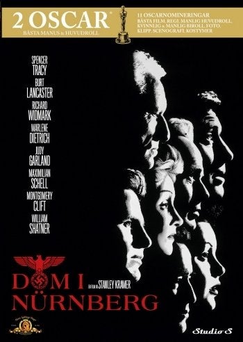 Dom I Nurnberg (1961) Stanley Kramer med Spencer Tracy, Burt Lancaster.