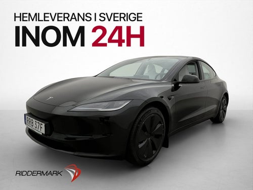 Tesla Model 3 Standard Range Svensksåld Pano Ljus-Interiör