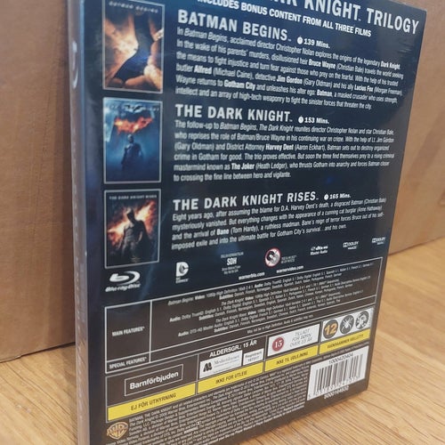 The Dark Knight Trilogy - blu-ray *NEW IN FOIL*