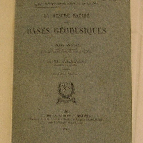 REA La mesure rapide des bases géodésiques. J-Renè Benoit