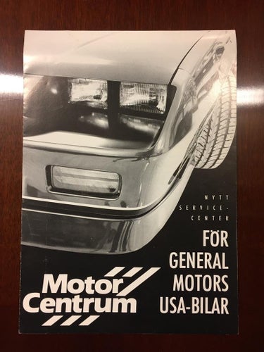 Reklambroschyr Motor Centrum