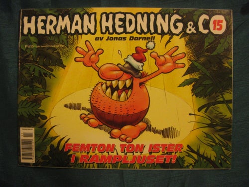 HERMAN HEDNING & CO - ALBUM NR 15 - FEMTON TON ISTER I RAMPLJUSET - SAMFRAKTAR