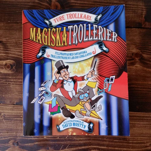 Ture Trollkarl - MAGISKA TROLLERIER - trolleribok fullproppad med trolleritrick