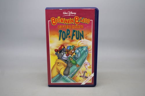 Björnen Baloo Luftens Hjälte Top Fun - Svenskt tal - VHS