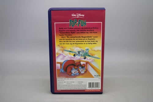 Björnen Baloo Luftens Hjälte Top Fun - Svenskt tal - VHS