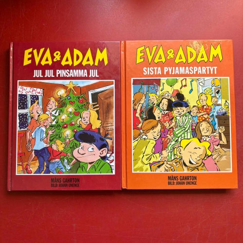 6 böcker med EVA & ADAM Måns Gahrton Johan Unenge