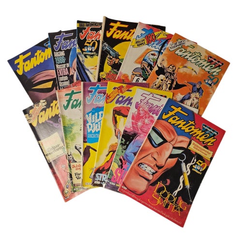 Fantomen Serietidningar - 12 st 1985-1986