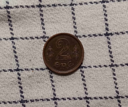 Danmark 2 Öre 1916