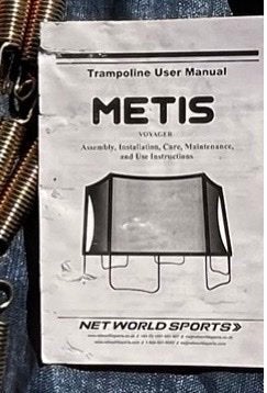 Trampoline User Manual METIS VOYAGER