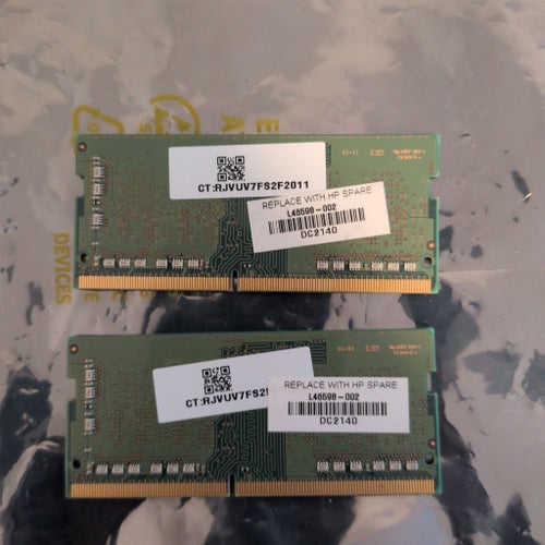 Samsung RAM 16 GB (2x8GB) DDR4 3200MHz SODIMM - Perfekt Match!
