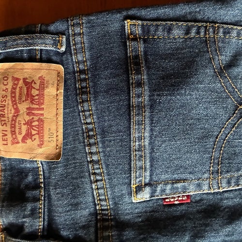 Levi's blå jeans, storlek W28 L34