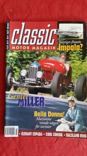 Classic Motor nr 3 2000: Chevrolet Impala 1960, Lamborghini Espada, Consul Cab
