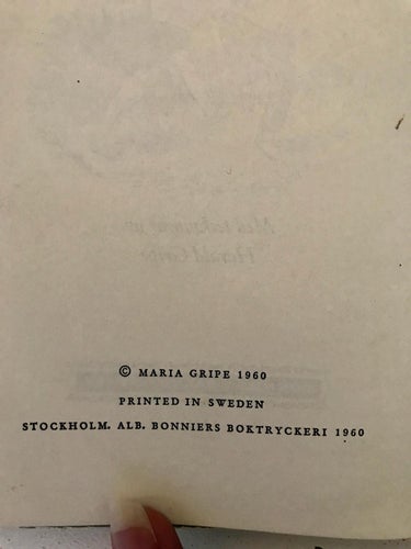 DE SMÅ RÖDA Maria Gripe 1960 Ou