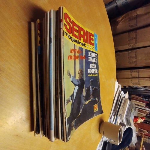 Samling Seriemagasinet 1978 flera nummer 23 styck mellan lässkick och Fine.