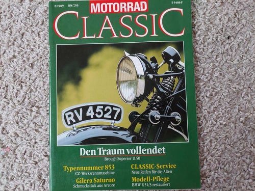 Classic motorrad 2 1989