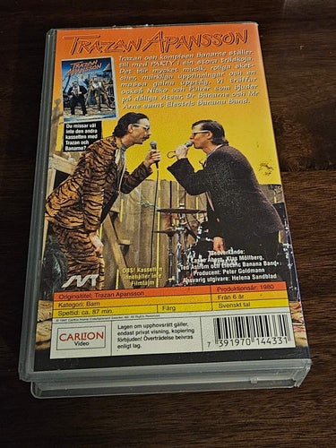 TRAZAN APANSSON DJUNGELMUMS VHS) SVENSK TAL