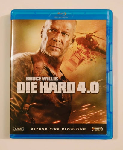 DIE HARD 4 - Spegelblank Bluray - billig frakt