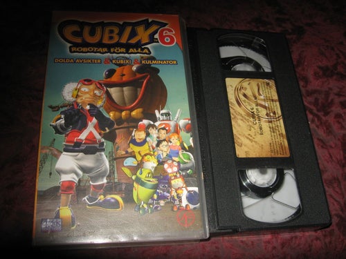 CUBIX 6 - ROBOTAR FÖR ALLA (SVENSKT TAL) VHS