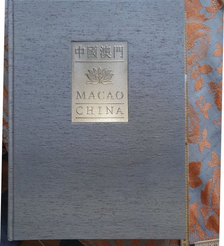 Macao China, vacker jättebok med bild och text