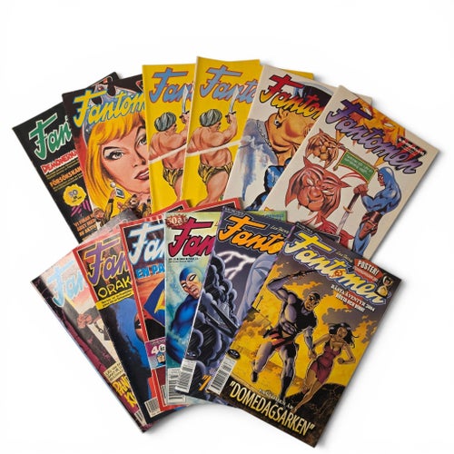 Fantomen Serietidningar - 12 st 1980-2005