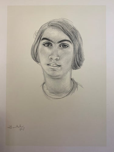 Nils von Dardel, blyertsskiss från ”Unga modeller i blyerts” som utkom 1944.