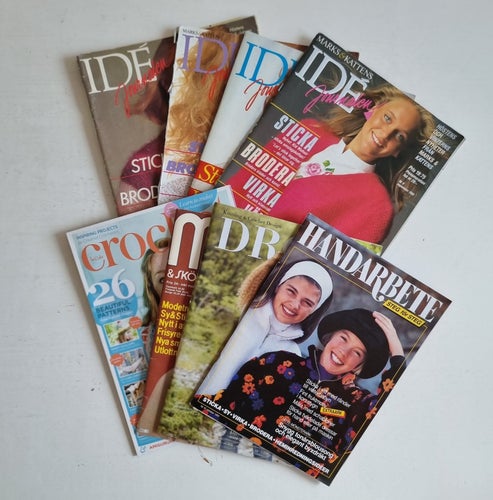 Tidningar "Stickning, virkning, sömnad"