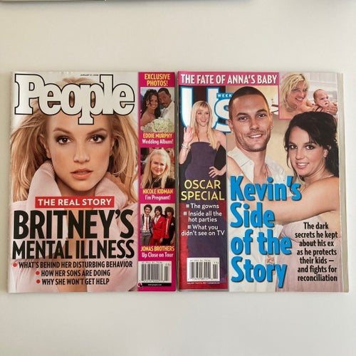 Britney Spears US weekly 2007 & People Magazine 2008