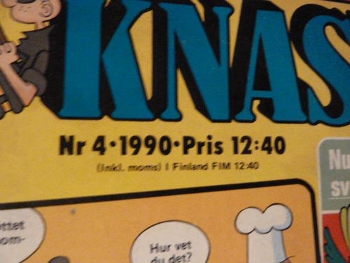 KNASEN, NR 4-1990, TIDNING