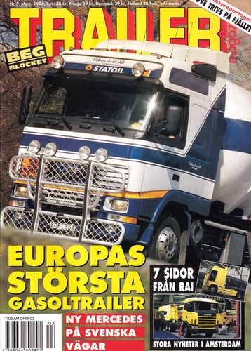 Trailer 1996-3 Veteran Lastbil Scania-Vabis Bulldog LBS76 65
