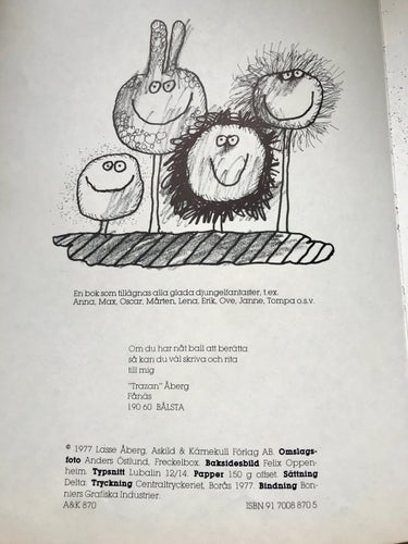 LEKTAJM MED TRAZAN & BANARNE Lasse Åberg 1977
