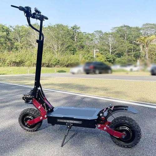 5600W 60V 38Ah 85km/h 100 km räckvidd hopfällbar elskoter med dubbla motorer